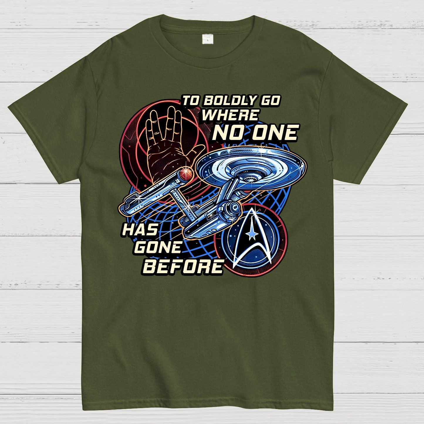 To Boldly Go Where Few Have Gone Before Geek T-Shirt
