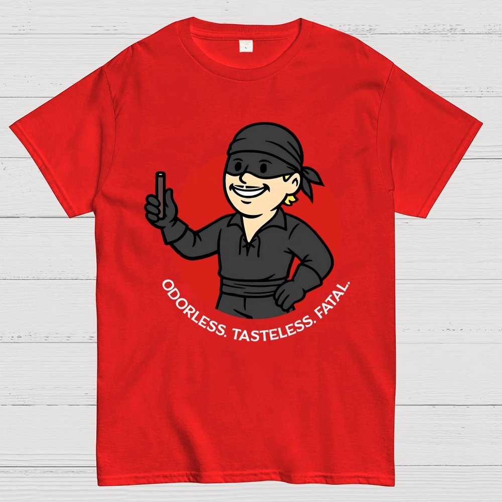 Odorless, Tasteless, Fatal Unisex Geek T-Shirt