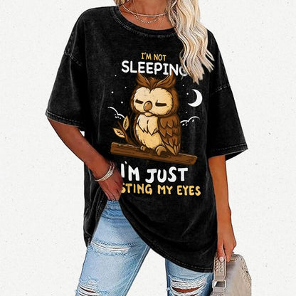 Just Resting My Eyes Vintage Distressed T-shirt