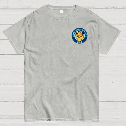 Dog Support Or Not? Front And Back Printing Geek T-Shirt