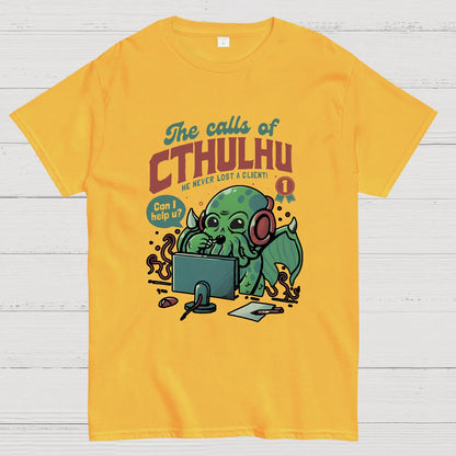 Cthulhu Customer Service Geek T-Shirt