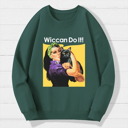 Wiccan Do It Geek Cotton Sweatshirt