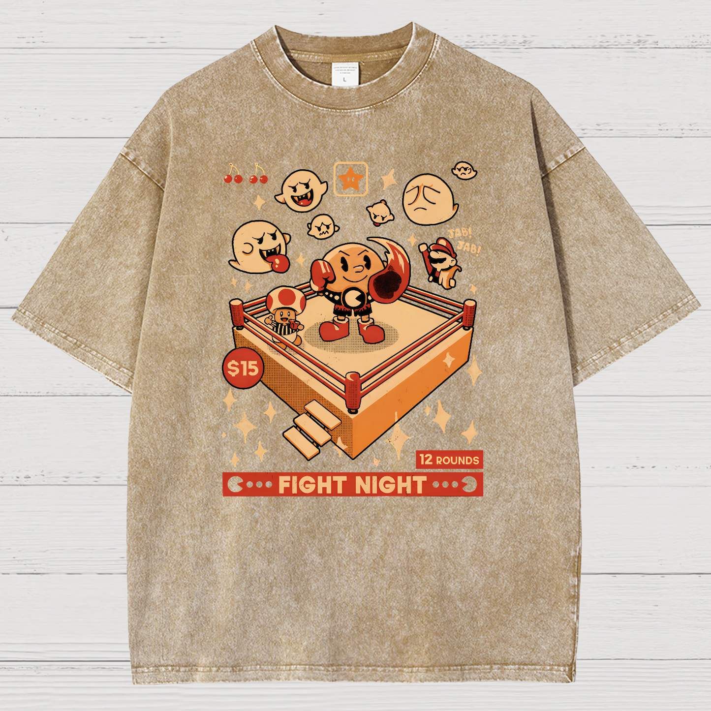 Retro Arcade Showdown Vintage Distressed T-shirt