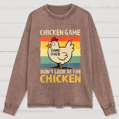 Chicken Game Washed Long Sleeve Tee