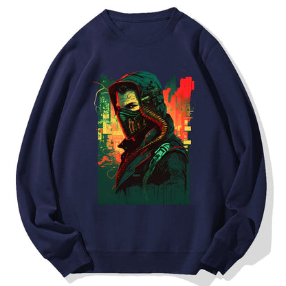 Cyber Hacker Geek Cotton Sweatshirt