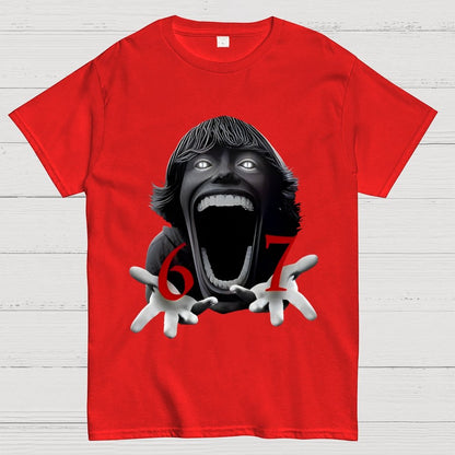 Funny Six Seven Meme Viral Quote  Geek T-Shirt