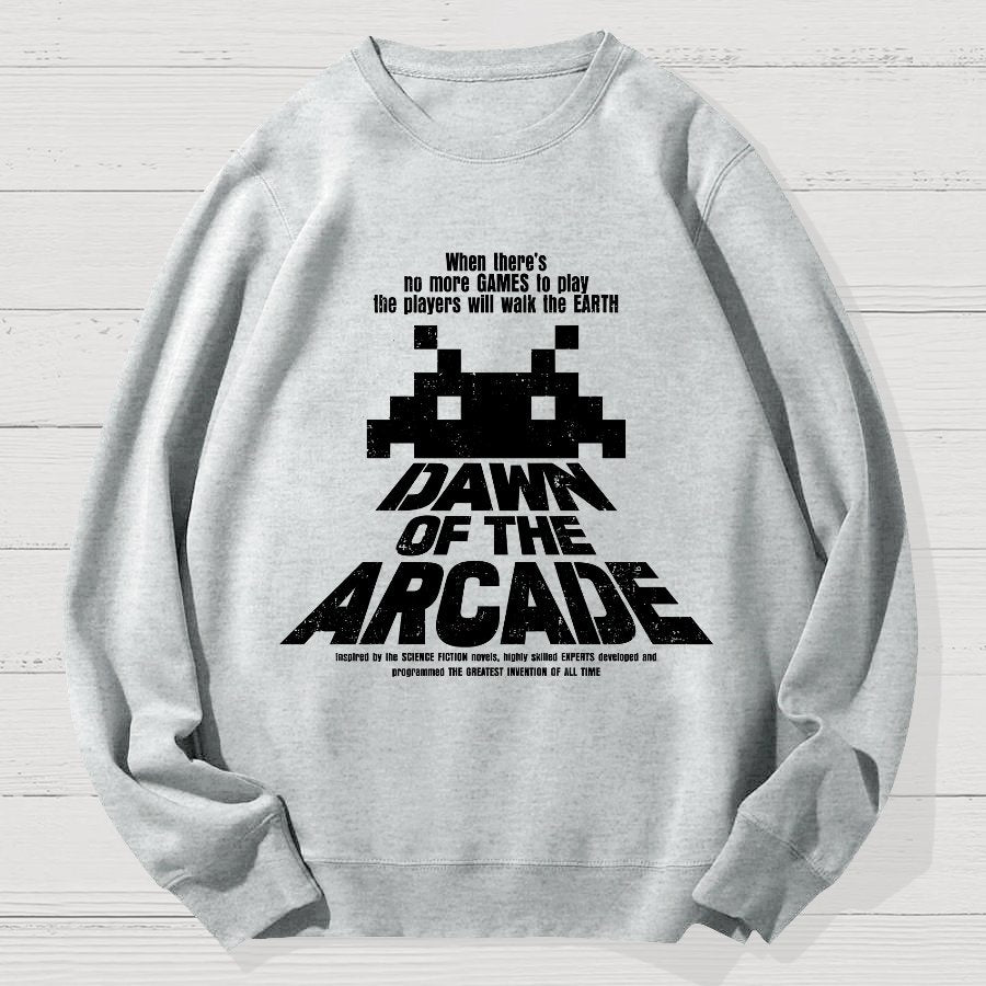 Dawn of the Arcade Geek Cotton Sweatshirt