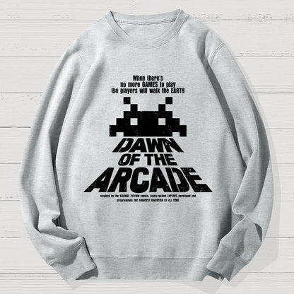 Dawn of the Arcade Geek Cotton Sweatshirt