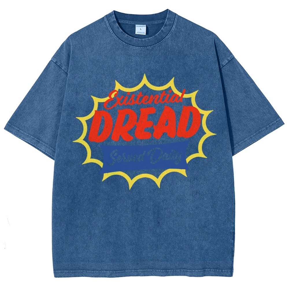 Existential Dread Vintage Distressed T-shirt