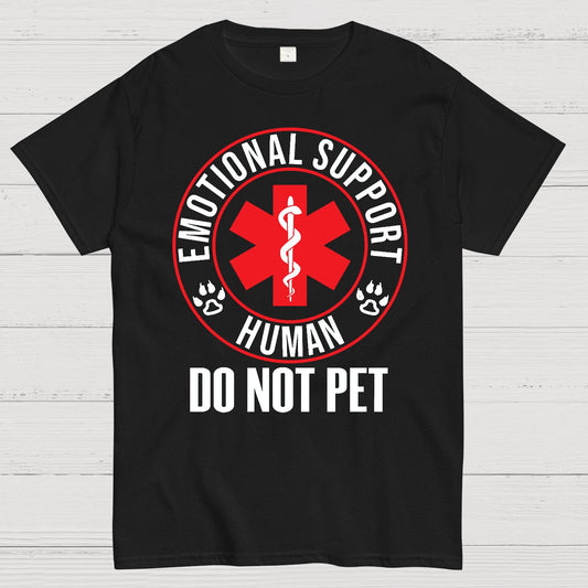 Emotional Support Human Do Not Pet Geek T-Shirt