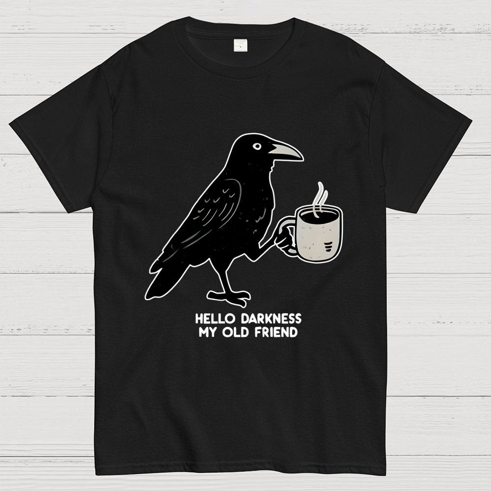 Raven Crow Coffee Unisex Geek T-Shirt