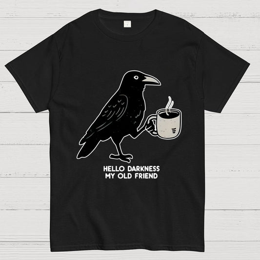 Raven Crow Coffee Unisex Geek T-Shirt