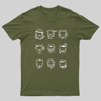 Mad Science Cats Geeky T-Shirt