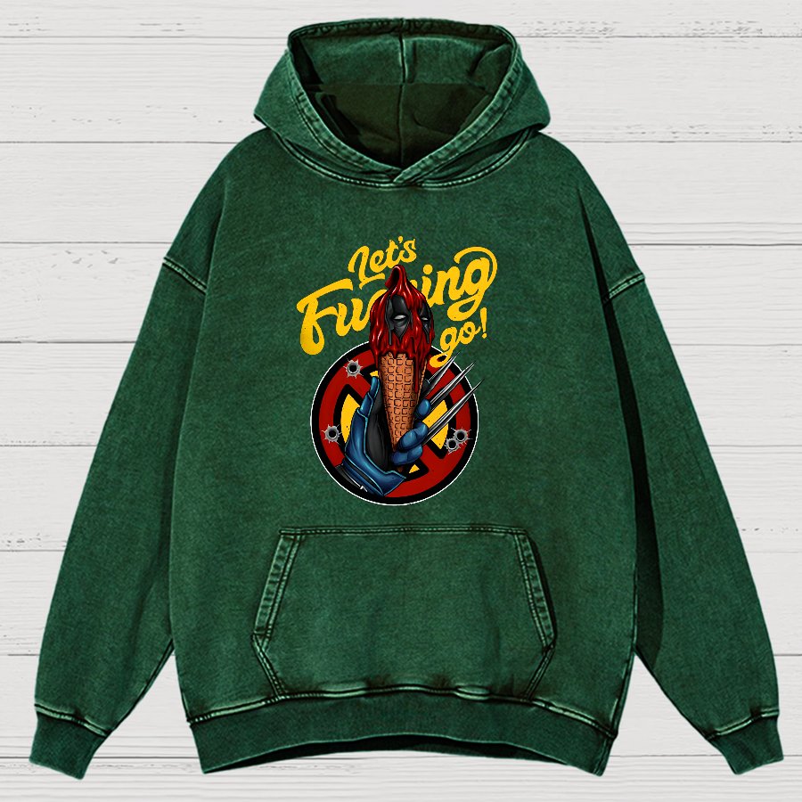 LFG Vintage Distressed Hoodie