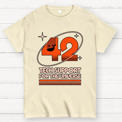 42 - Tech Support For The Universe Geek T-Shirt
