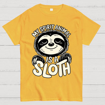 My Spirit Animal is a Sloth Geek T-Shirt