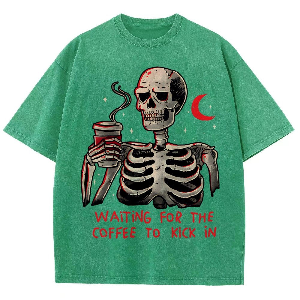 Coffee Keeps Me Alive Vintage Distressed T-shirt