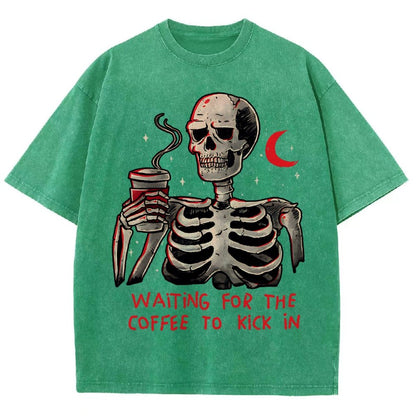 Coffee Keeps Me Alive Vintage Distressed T-shirt