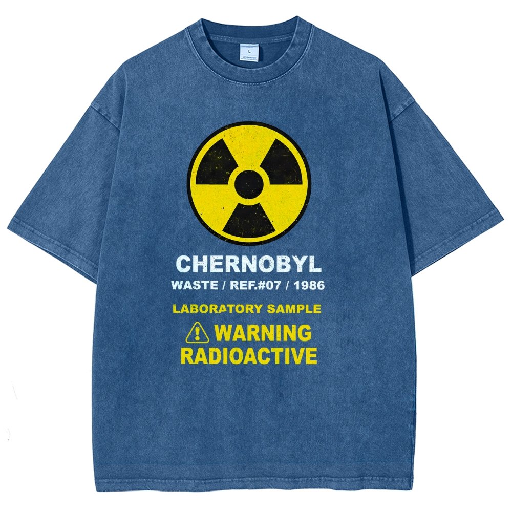 Chernobyl Warning Vintage Distressed T-shirt