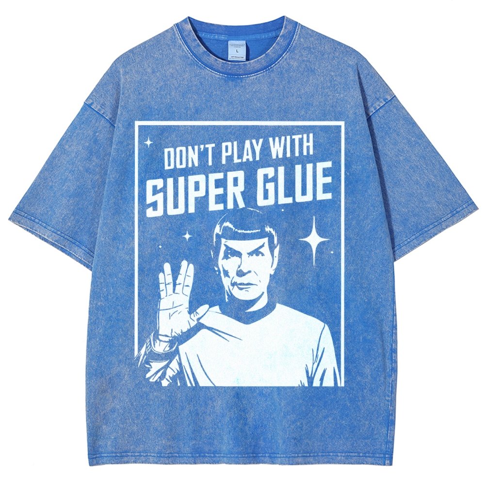 Don't Play With Superglue Vintage Distressed T-shirt