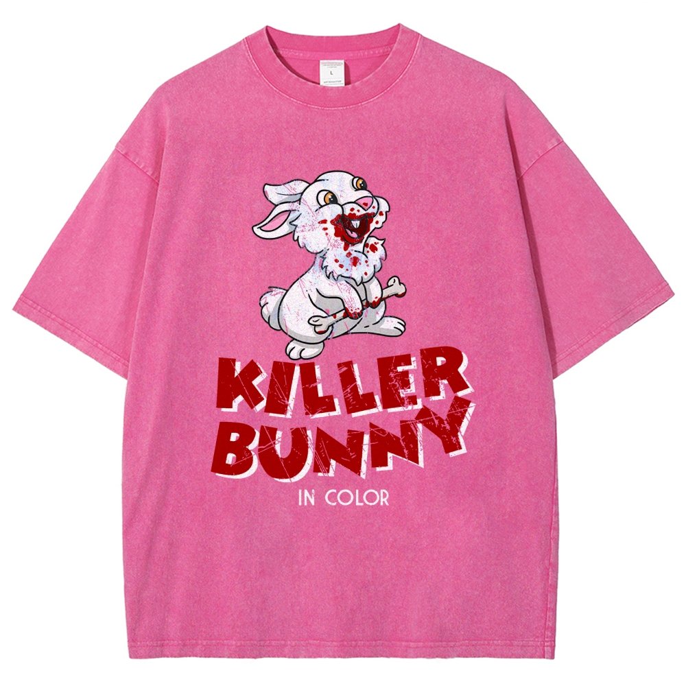 The Killer Bunny Vintage Distressed T-shirt