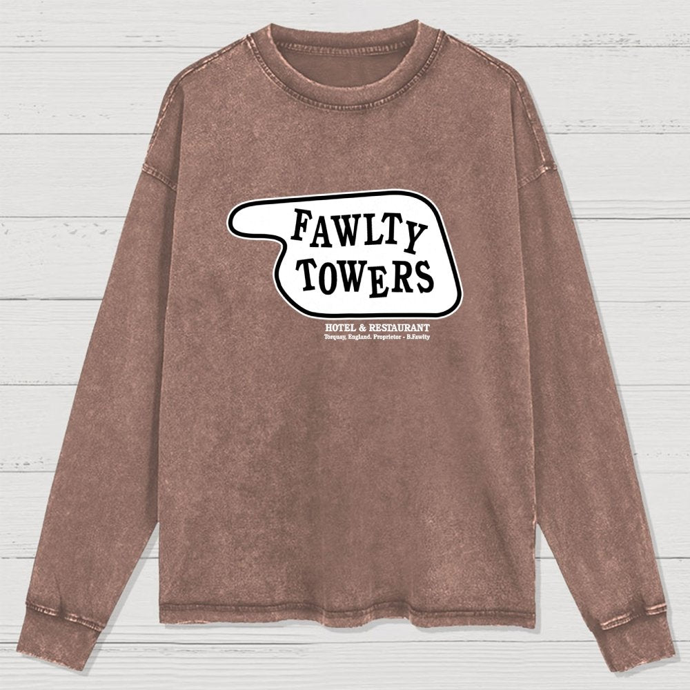 Don’t Mention The War  Washed Long Sleeve Tee