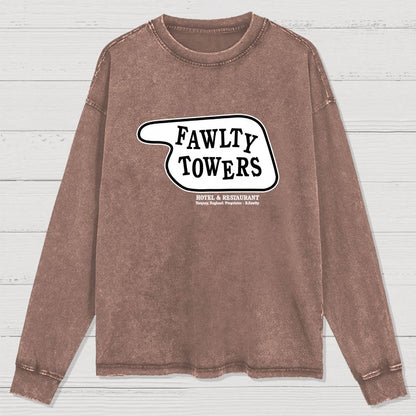 Don’t Mention The War  Washed Long Sleeve Tee
