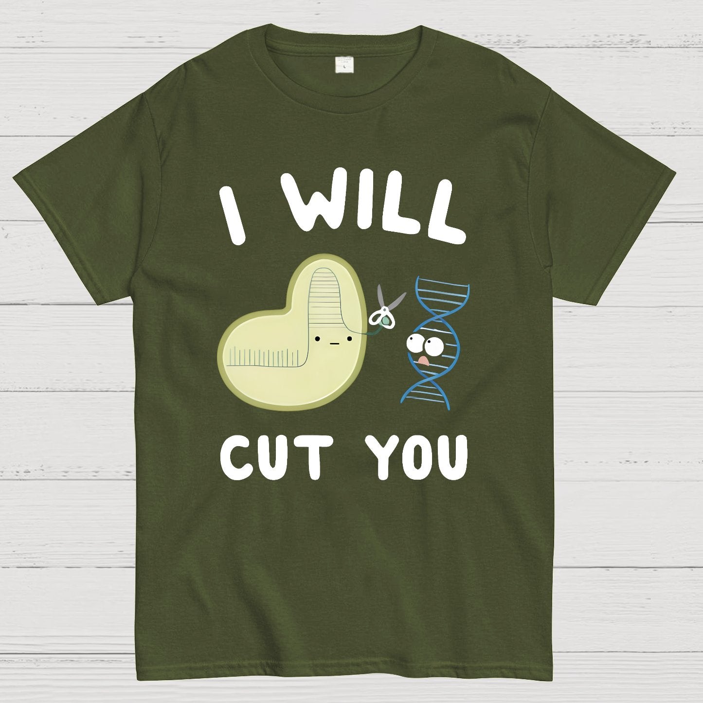 Crispr Will Cut You Geeky T-Shirt
