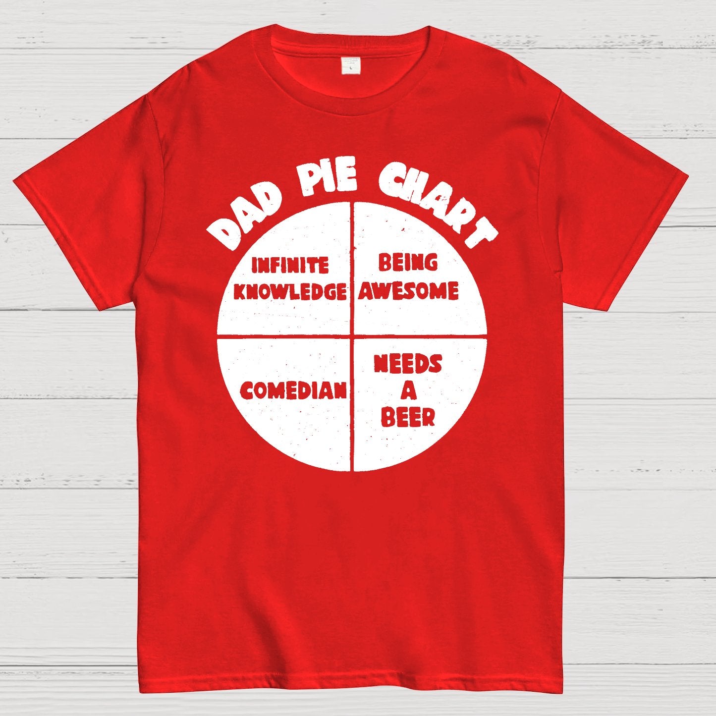 Dad Pie Chart Geek T-Shirt