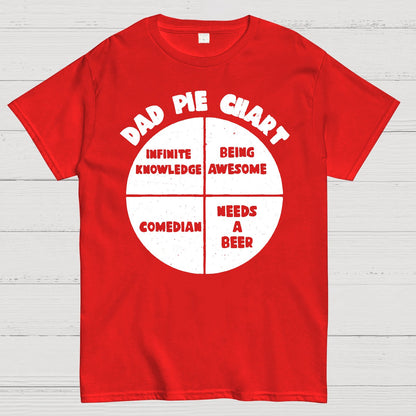 Dad Pie Chart Geek T-Shirt