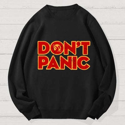 Dont Panic Geek Cotton Sweatshirt