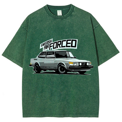 Sweoish Airforced Vintage Distressed T-shirt