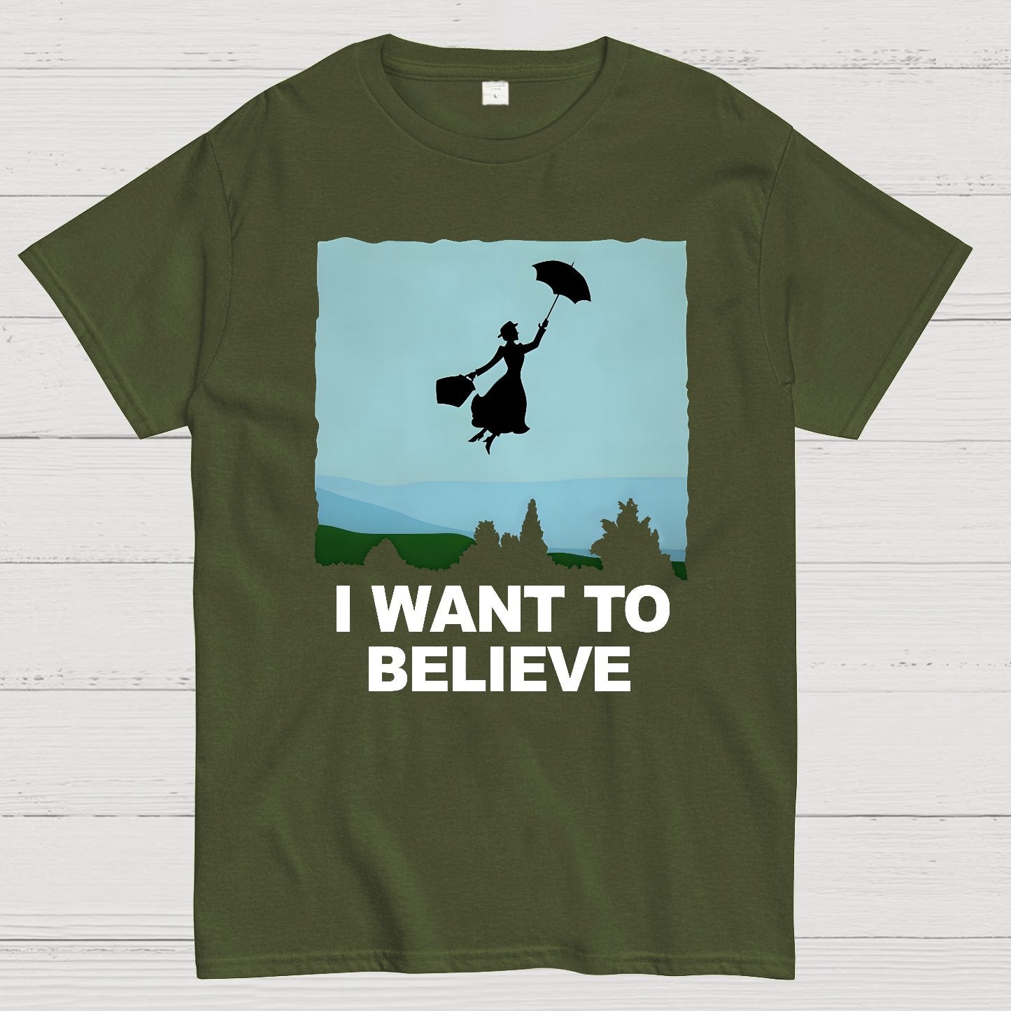 I Want To Believe Perfect Nanny Geek T-Shirt