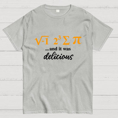 I Ate Some Pie And It Was Delicious 3.14 Pi Day Geek T-Shirt