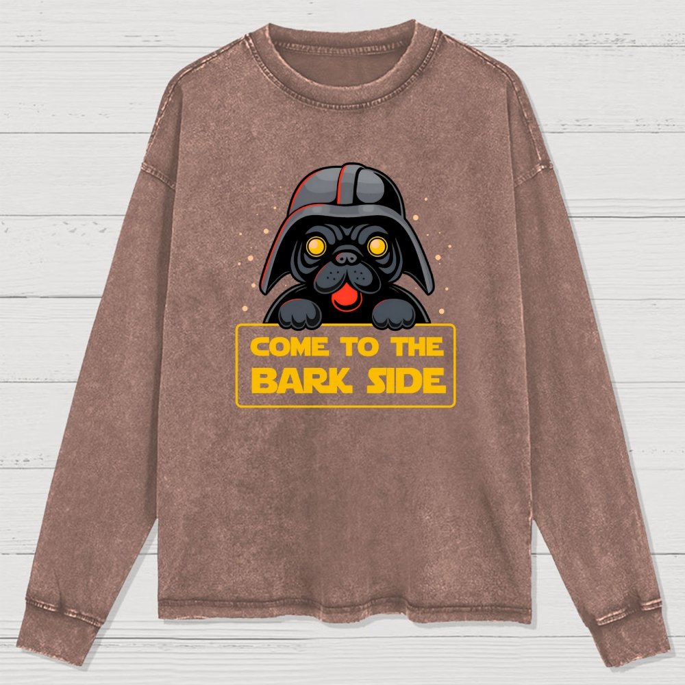 Come To The Howl Side Washed Long Sleeve Tee
