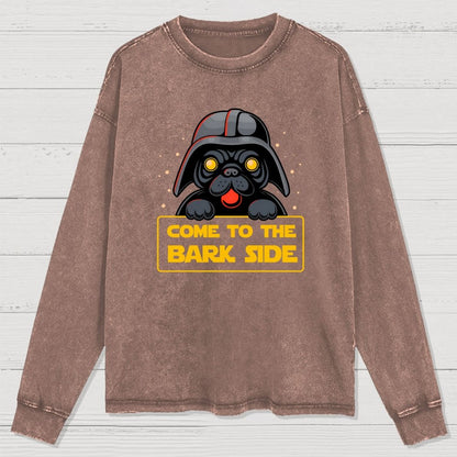 Come To The Howl Side Washed Long Sleeve Tee