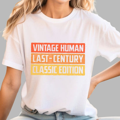 Vintage Human Geek T-Shirt