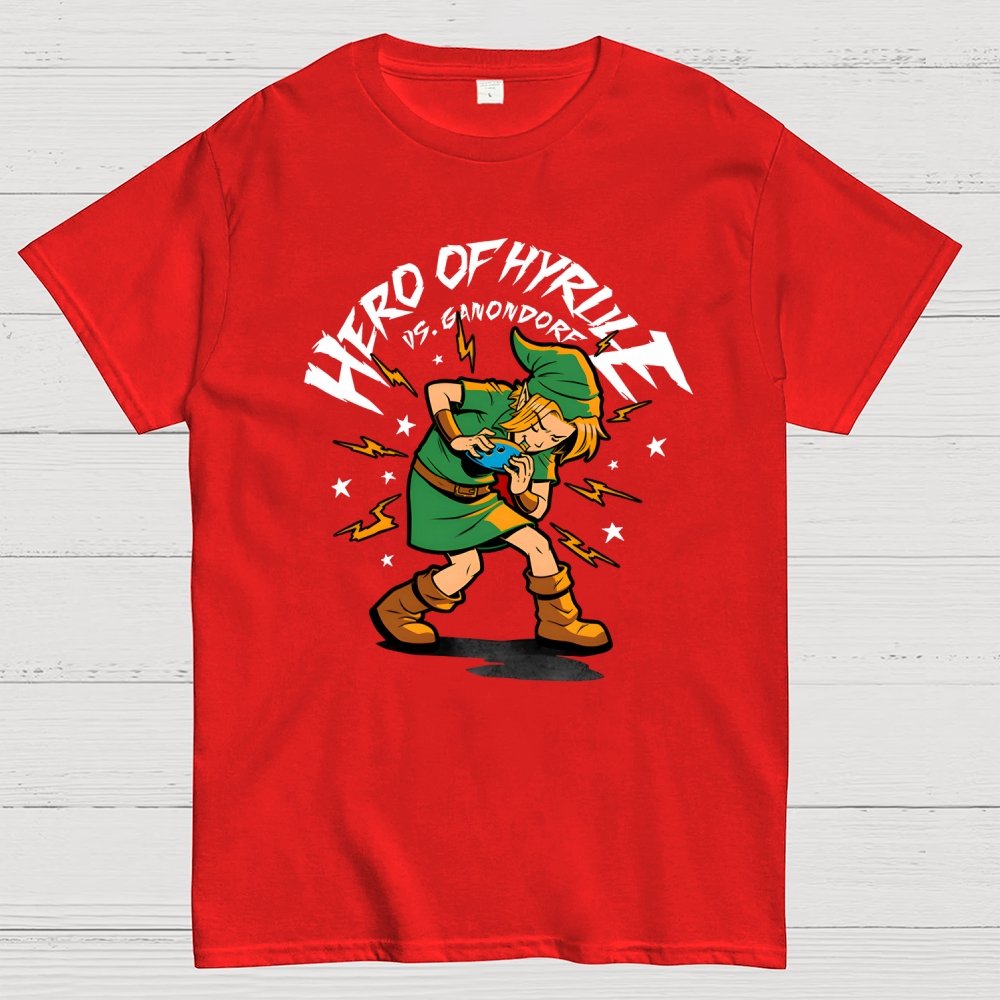 Hero Game Music Comic Geek T-Shirt