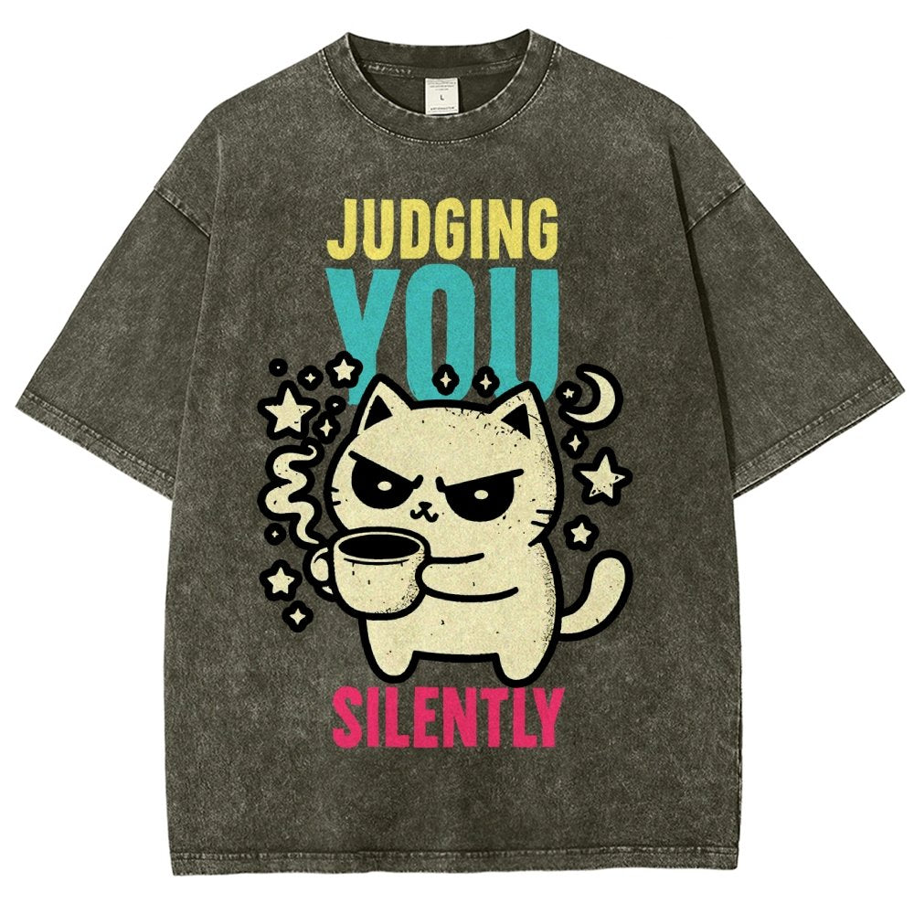 Judging You Vintage Distressed T-shirt
