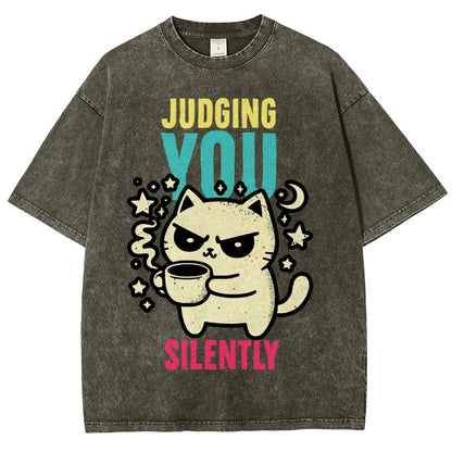 Judging You Vintage Distressed T-shirt
