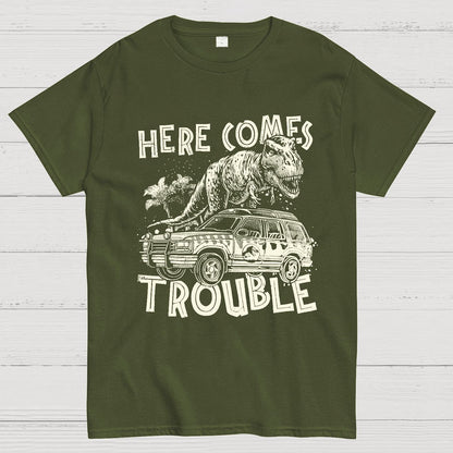 Here Comes Trouble Geek T-Shirt