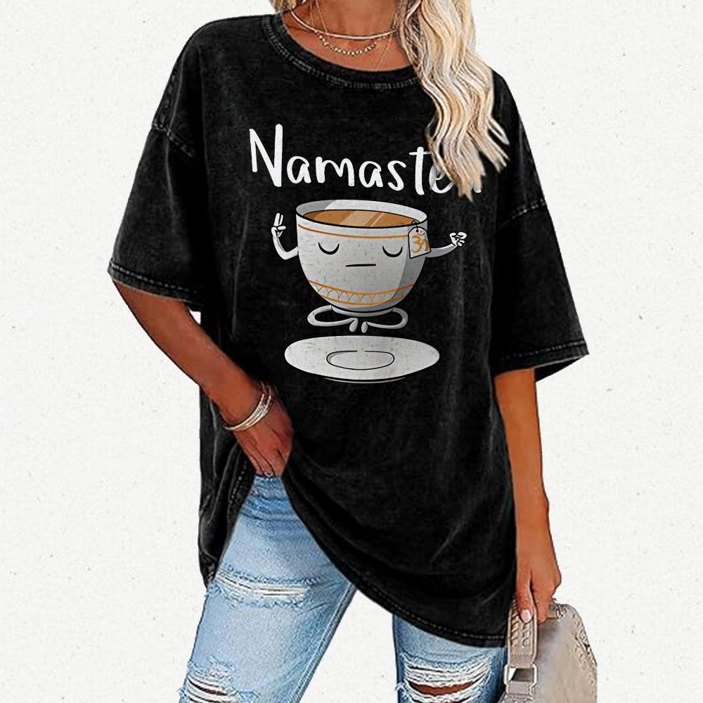 Namastea Vintage Distressed T-shirt