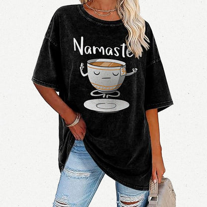 Namastea Vintage Distressed T-shirt