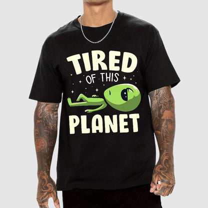 Tired of This Planet Nerdy T-Shirt