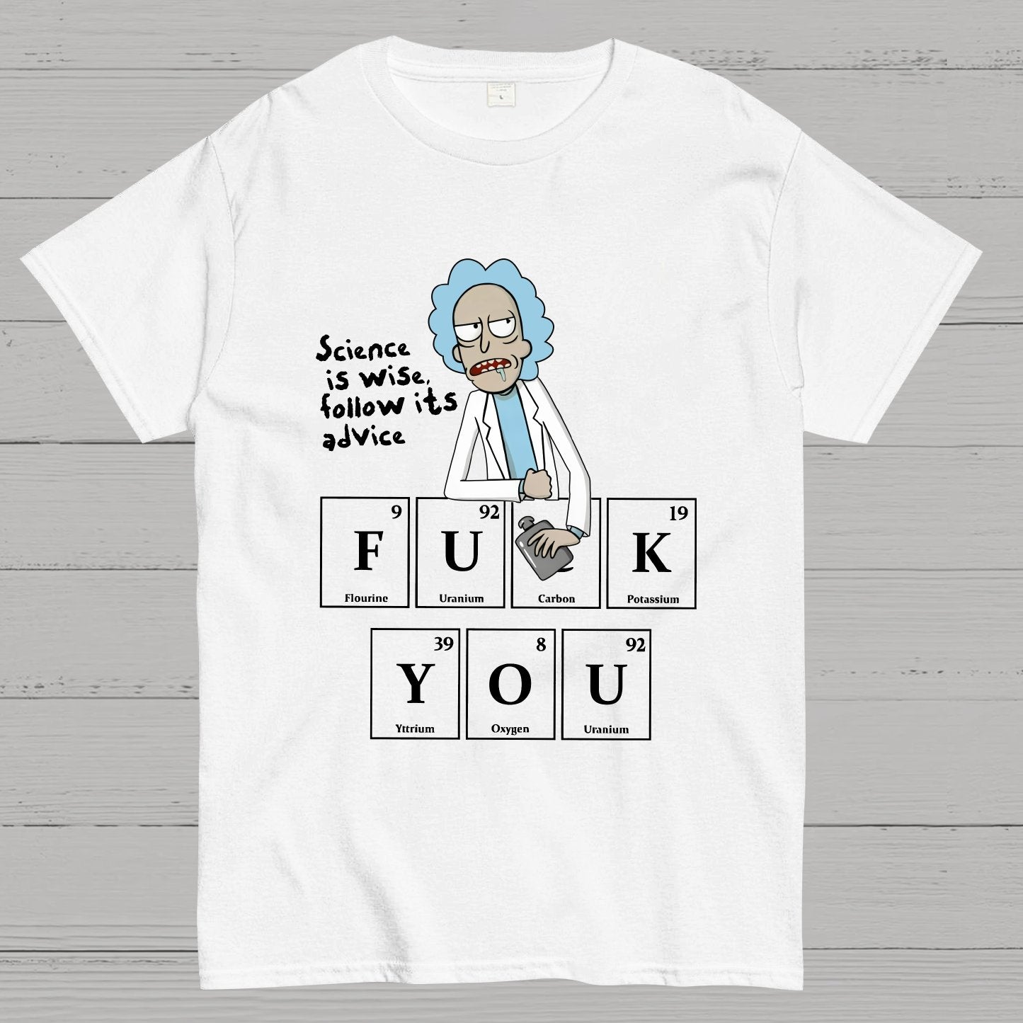 Science Is Wise Follow It's Advice Geeky T-Shirt