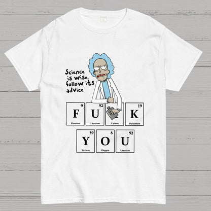Science Is Wise Follow It's Advice Geeky T-Shirt