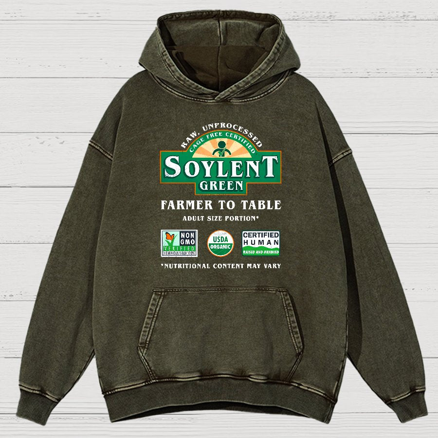 Farmer to Table Vintage Distressed Hoodie