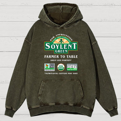 Farmer to Table Vintage Distressed Hoodie