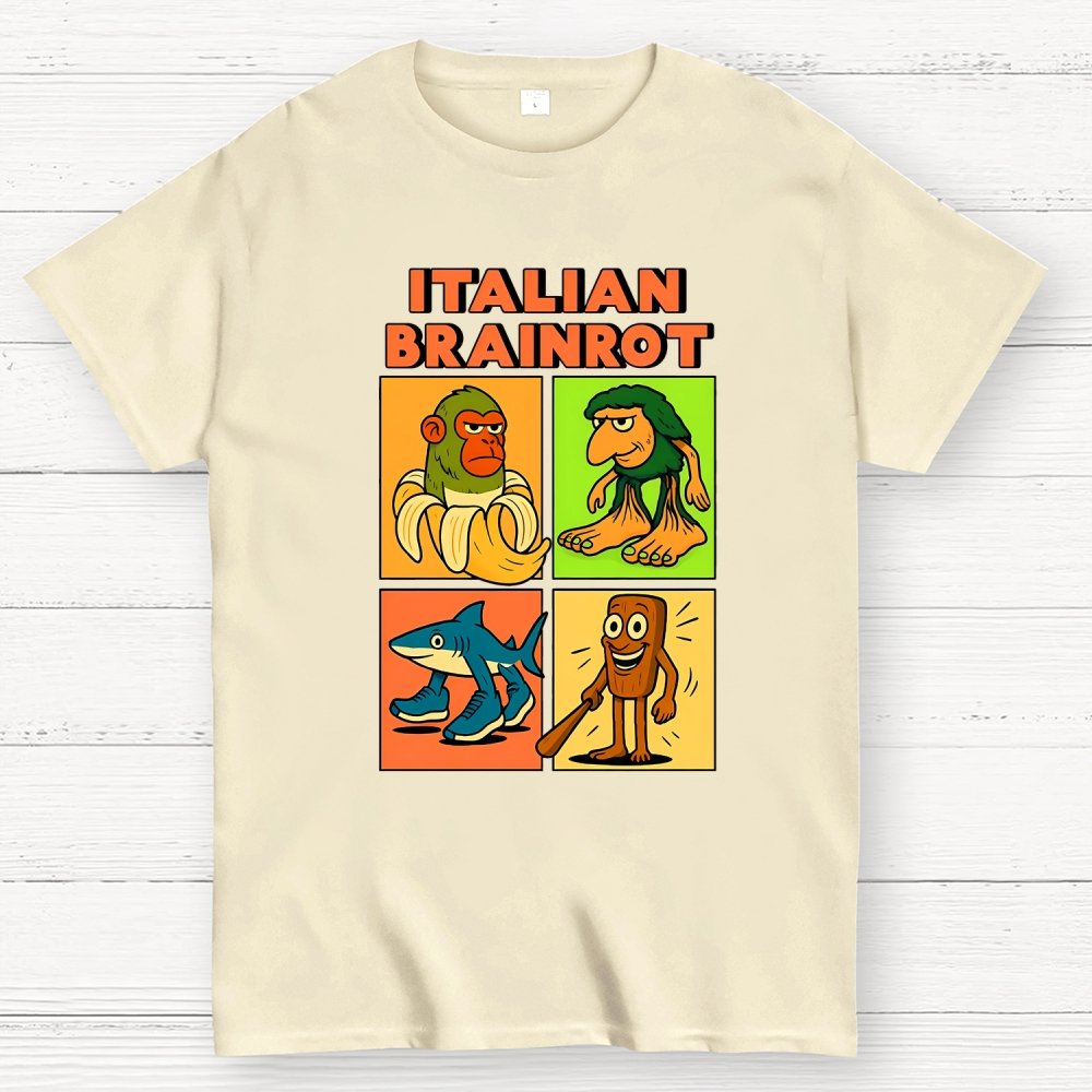 Italian Brainrot Meme Geek T-Shirt