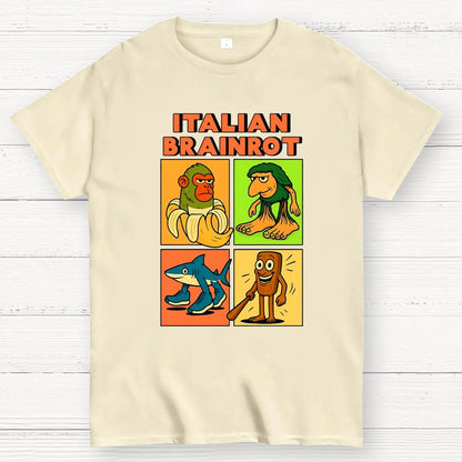 Italian Brainrot Meme Geek T-Shirt